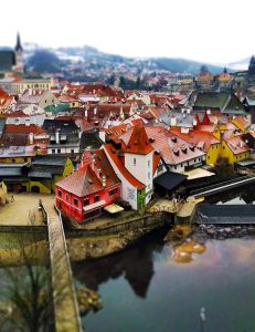 Cesky Krumlov in Czech Republic