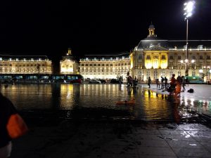 Bordeaux at Night, France
