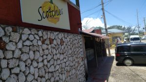 Roadside stop at Scotchies in Jamaica